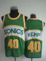 NBA Seattle SuperSonics #40 Kemp Green Throwback Jersey