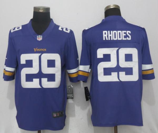 NEW Nike Minnesota Vikings 29 Rhodes Purple 2017 Vapor Untouchable Limited Player