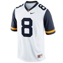 West Virginia Mountaineer Karl Joseph 8 White Jersey