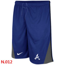 Nike Atlanta Braves Performance Training Shorts Blue
