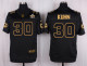 Mens Green Bay Packers #30 Kuhn Pro Line Black Gold Collection Jersey