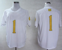 Norte Dame Fighting Irish Louis Nix III #1 White Jersey