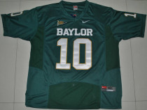 Baylor Bears Robert Griffin III #10 Green Pro Combat College Football Jersey