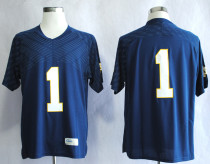 Norte Dame Fighting Irish Louis Nix III #1 Navy Blue Jersey