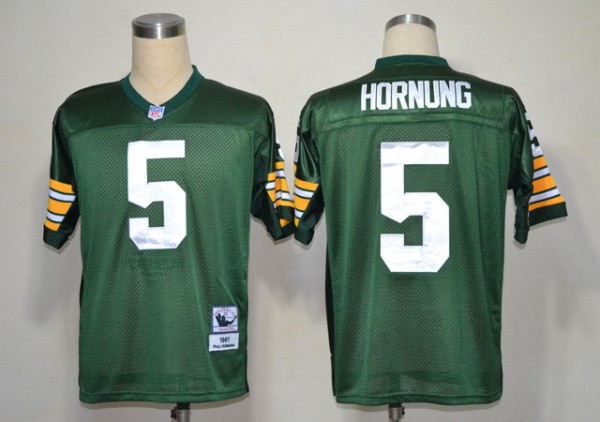 NFL Jerseys Green Bay Packers 5 HORNUNG Green M&N 1961
