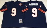 NFL Chicago Bears #9 McMahon Blue Throwback Jersey