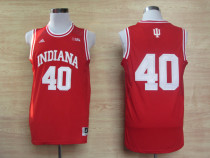 NCAA Indiana Hoosiers Cody Zeller 40 Big 10 Patch  Jerseys - Cardinal