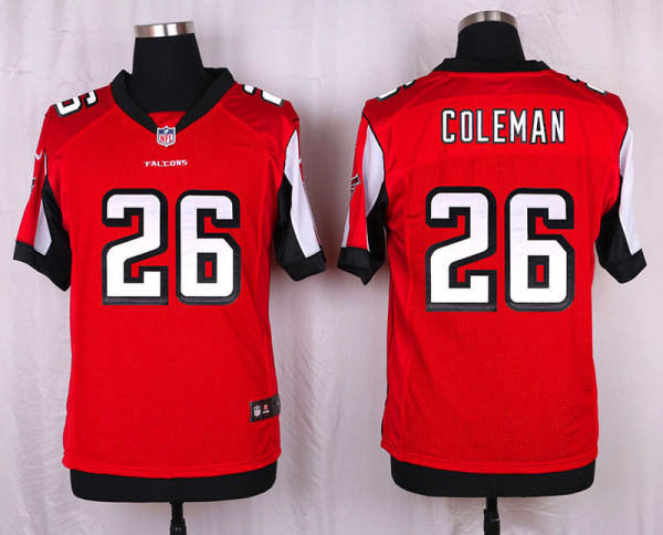 Nike Atlanta Falcons #26 Coleman Red Elite Jersey
