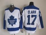NHL Toronto Maple Leafs #17 Clark White Jersey