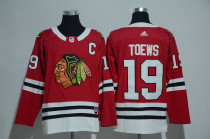 Adidas Chicago Blackhawks #19 Toews Red Jersey