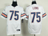 Nike Chicago Bears #75 Long White Jersey
