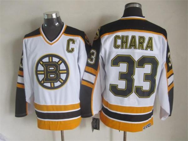 NHL Boston Bruins #33 Ghara White Color Jersey