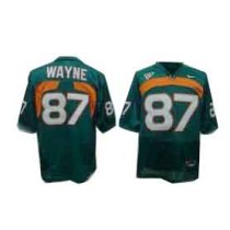 Miami Hurricanes #87 Wayne Green Replica Football Jersey