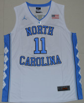 2016 North Carolina Tar Heels Brice Johnson 11 College Basketball Jersey - White