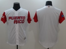 2017 World Baseball Puerto Rico White Classic Jersey