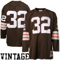 Syracuse #32 Jim Brown dark grey jersey