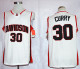 NCAA Davidson Wildcat Wildcat #30 Stephen Curry White Jersey