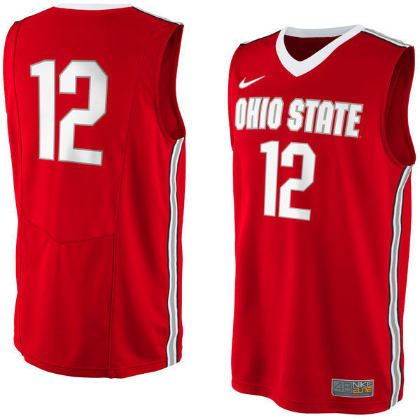 NCAA Ohio State Buckeyes Nike No. 12 Replica Master Jersey - Red