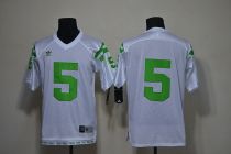 Notre Dame Fighting Irish 5# Manti Teo White College Football NCAA Jersey
