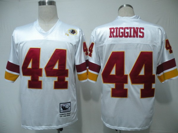 NFL Jerseys Washington Redskins 44 Riggins  White M&N