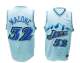 White Carl Malone Throwback NBA Utah Jazz #32 Jersey