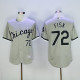 MLB Chicago White Sox #72 Fisk Grey Jersey