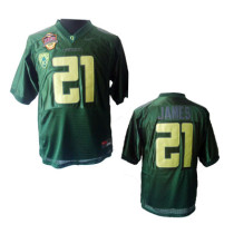 NCAA Oregon Ducks #21 LaMichael James Green 2011 BCS jersey