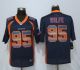 New Nike Denver Broncos 95 Wolfe Navy Blue Strobe Limited Jersey