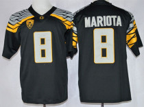 Nike Oregon Ducks #8 Marcus Mariota Black 2014 NCAA Jersey