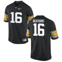 Iowa Hawkeyes C.J Beathard 16 College Football Jersey - Black