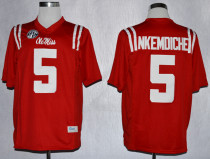 Ole Miss Rebels #5 Robert Nkemdiche Red Jersey