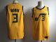 NBA Utah Jazz #3 Rubio Yellow Nike Jersey