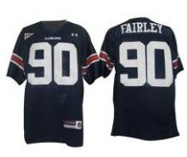 NCAA Auburn Tigers #90 Fairley Dark Blue Embroidered Jersey