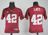 NCAA Crimson Tide #42 Eddie Lacy  red