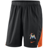 Mens Miami Marlins Nike Black Franchise Performance Shorts