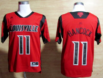Louisville Cardinals Luke Hancock #11 Red Jersey Big Eas Patch