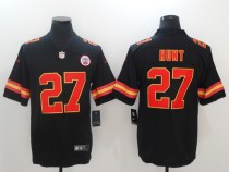 NFL Kansas City Chiefs #27 Hunt Black Color Rush Limited Jersey