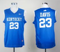 NCAA Basketball Nike Kentucky Wildcats #23 Anthony Davis Royal Blue jersey