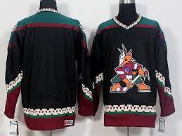 NHL Phoenix Coyotes Blank Black Jersey