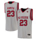 NCAA NC State Wolfpack #3 College Basketball White Jersey