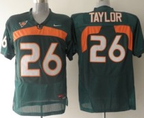NCAA Miami Hurricanes #26 Taylor Green Jersey