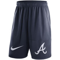 11Mens Atlanta Braves Nike Navy Dry Fly Shorts