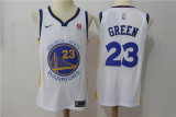 Nike NBA Golden State Warriors #23 Green White Jersey
