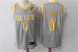 Nike NBA Cleveland Cavaliers #0 Love Grey New Jersey