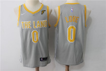 Nike NBA Cleveland Cavaliers #0 Love Grey New Jersey
