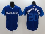 MLB Toronto Blue Jays #20 Bringer Of Rain Blue Pullover Jersey