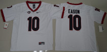 Georgia Bulldogs Jacob Eason 10 College Football Limited Jerseys White
