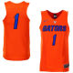 NCAA Florida Gators #1 Nike Basketball Jersey - Orange
