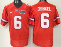 NCAA Florida Gators #6 Driskel Red Jersey