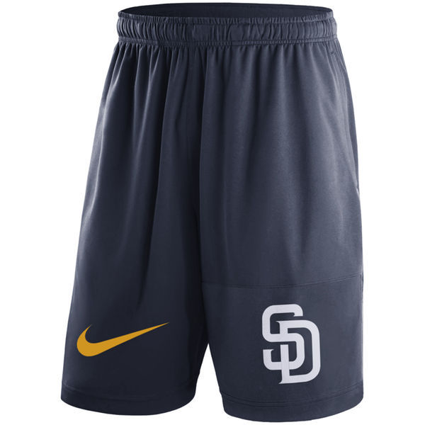 Mens San Diego Padres Nike Navy Dry Fly Shorts